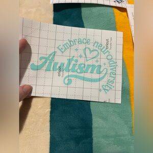 Autism Embrace Neurodiversity Vinyl Decal ✨